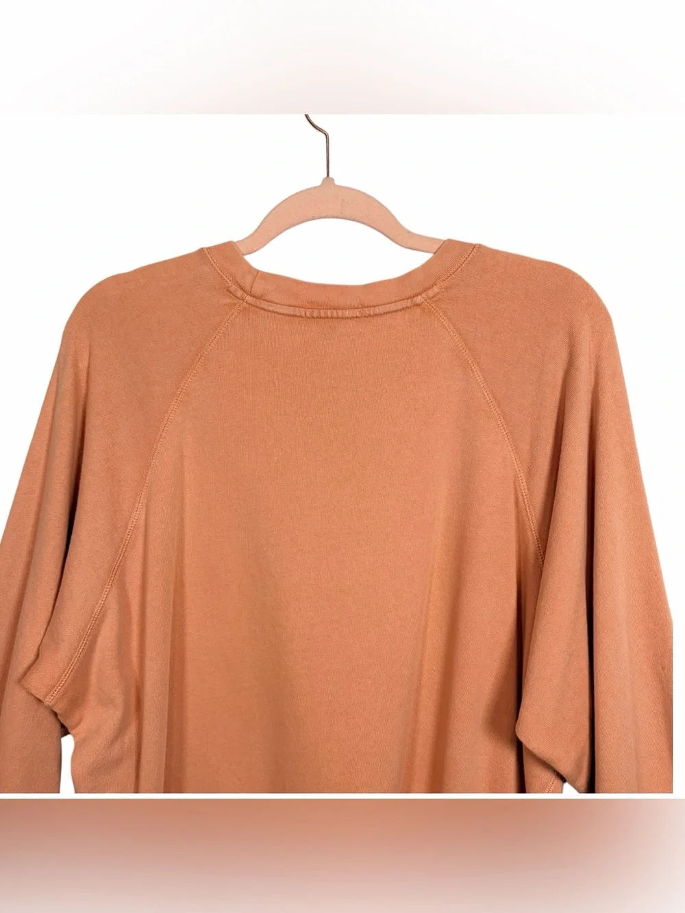 J.CREW Women’s Magic Rinse(TM) Lightweight Crewneck Sweatshirt Warm Taupe, MED - Picture 6 of 10